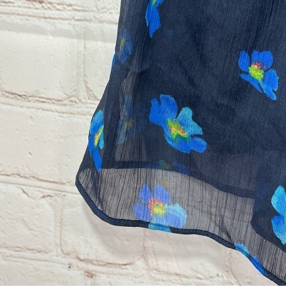 Hollister Sundress Size Small Floral Blue - Picture 3 of 11